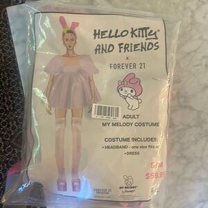 Super cute My melody 🎶 hello kitty Halloween costume NWT